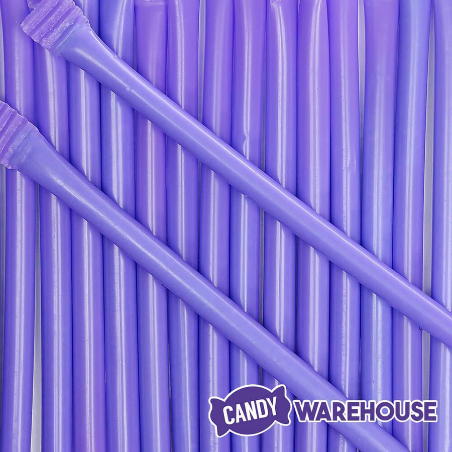 Albert's Candy Powder Filled Plastic Mini Straws - Grape: 240-Piece Bag - Candy Warehouse