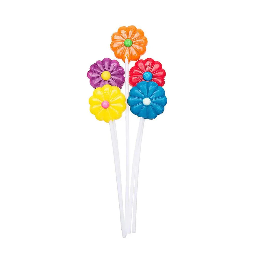 Albert's Daisy Pops Candy Flowers Lollipop Bouquets 12Piece Display