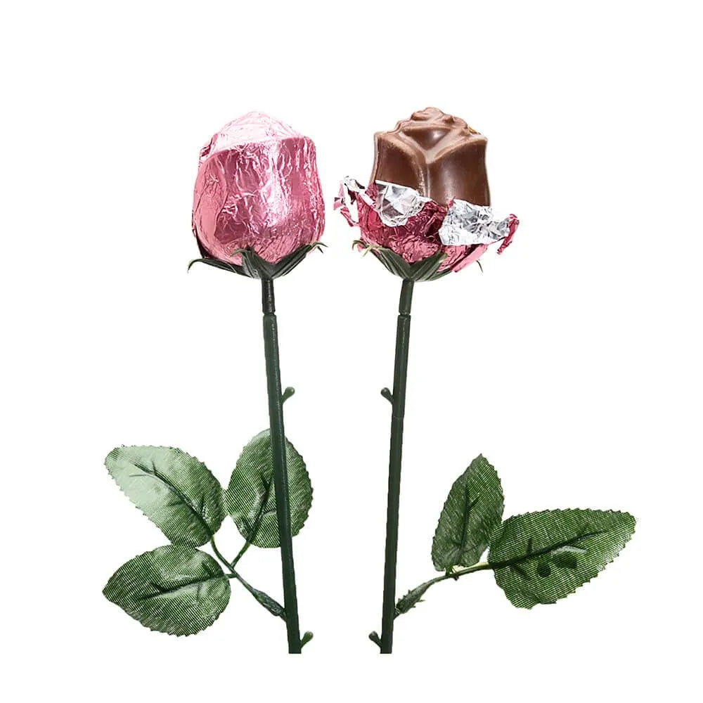 Pink Toffee Roses Chocolate Roses | Candy Warehouse