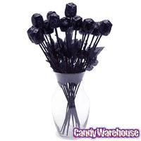 Albert's Halloween Gothic Black Chocolate Roses: 18-Piece Box - Candy Warehouse