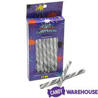 Albert's Silver Candy Sticks - Blackberry: 25-Piece Pack - Candy Warehouse