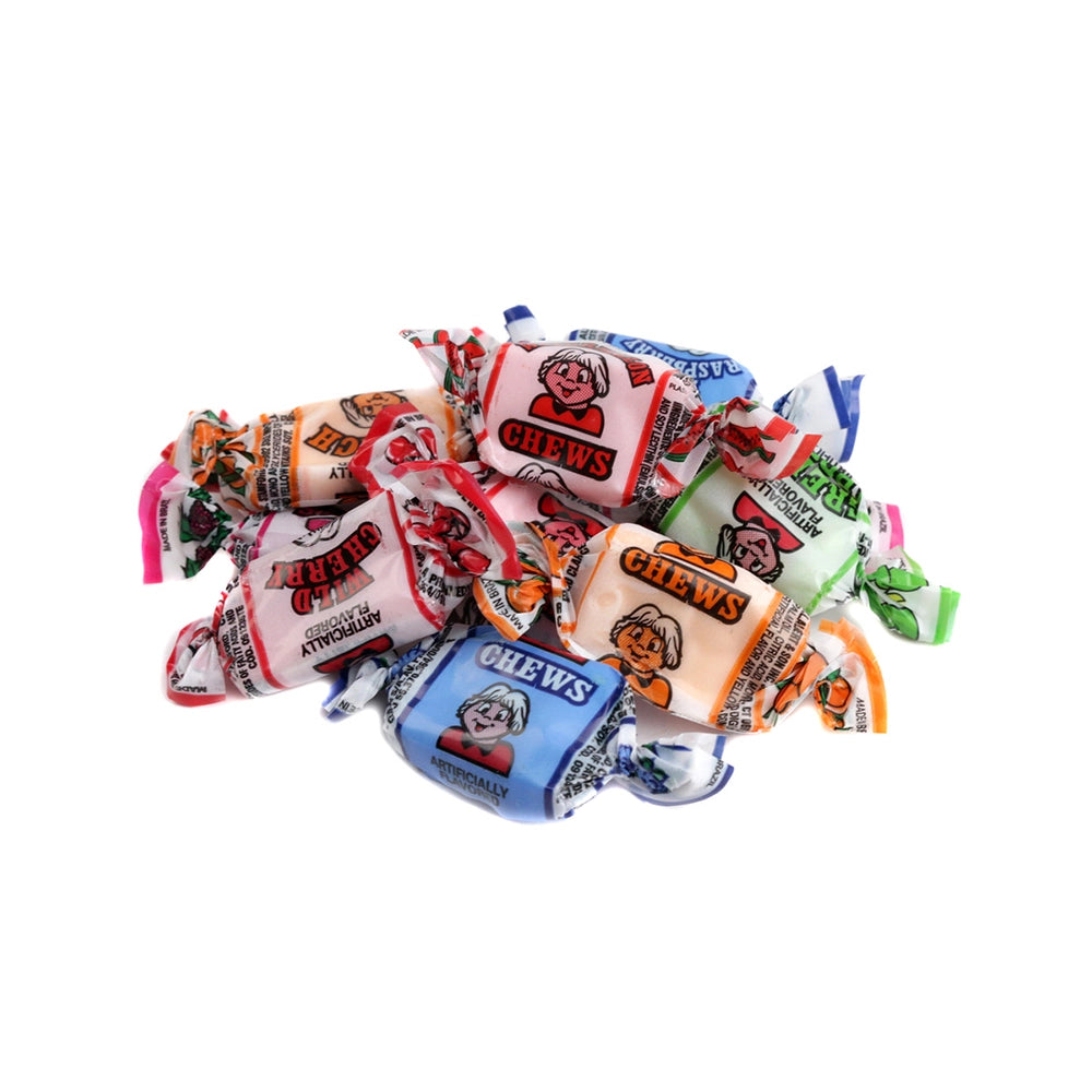 Albert's Assorted Fruit Chews Candy: 240-Piece Pack