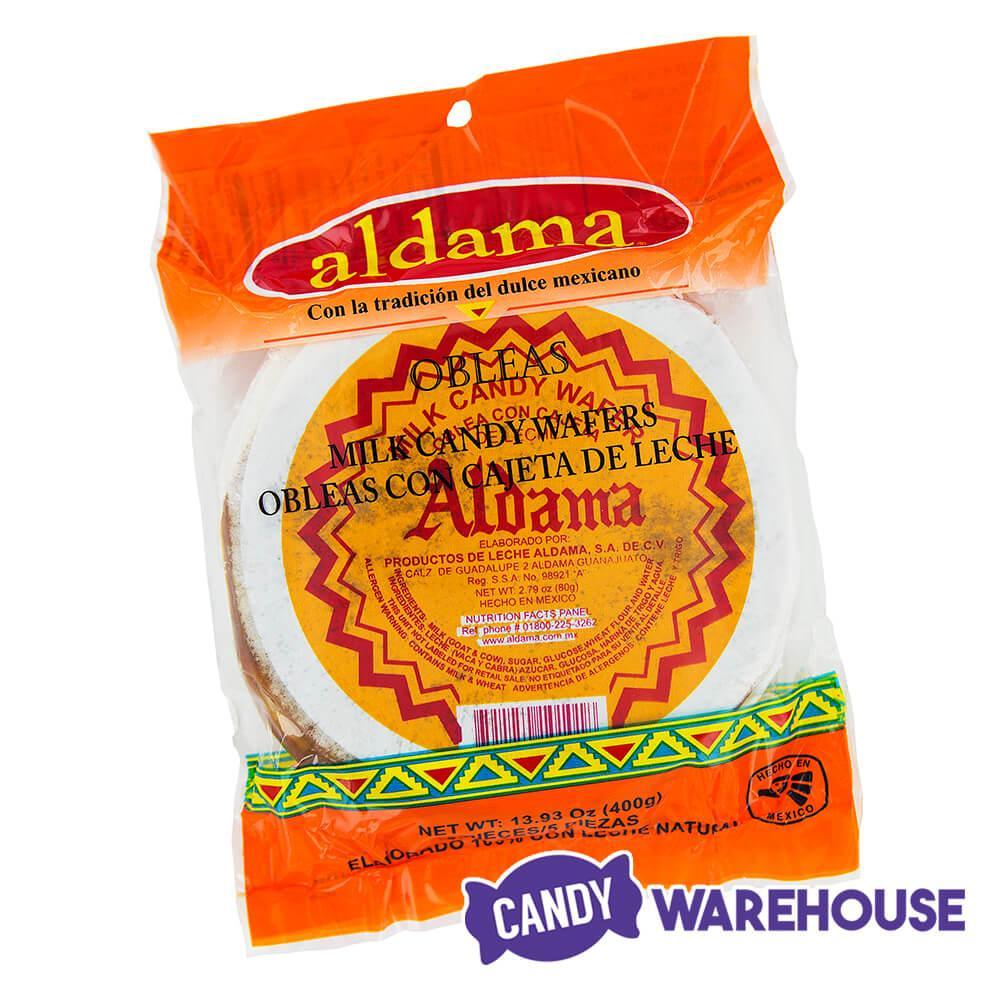 Aldama Milk Caramel Candy Wafers: 5-Piece Bag - Candy Warehouse