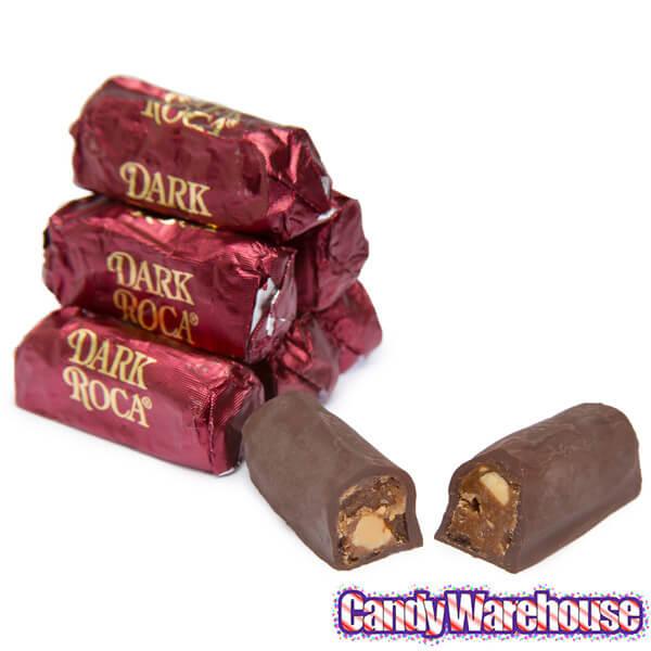 Almond Dark Roca Buttercrunch Toffee Candy: 10-Ounce Tin - Candy Warehouse
