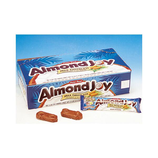 Almond Joy Candy Bars: 36-Piece Box - Candy Warehouse
