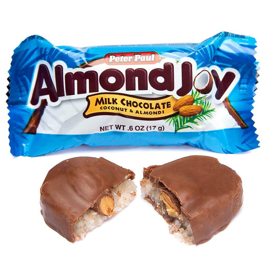 Almond Joy Snack Size Candy Bars: 18-Piece Bag - Candy Warehouse