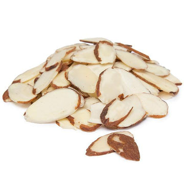 Almonds - Sliced and Natural Raw: 25LB Case - Candy Warehouse