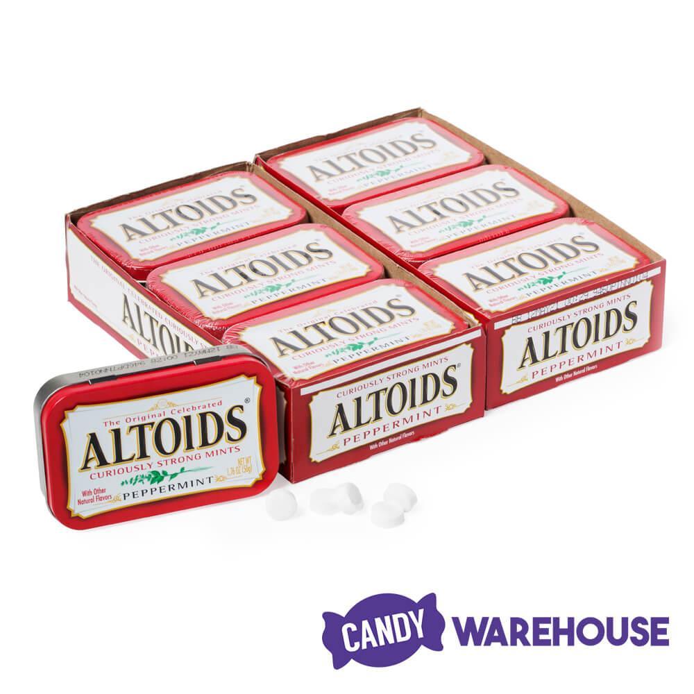 Altoids Mints Tins - Peppermint: 12-Piece Box - Candy Warehouse