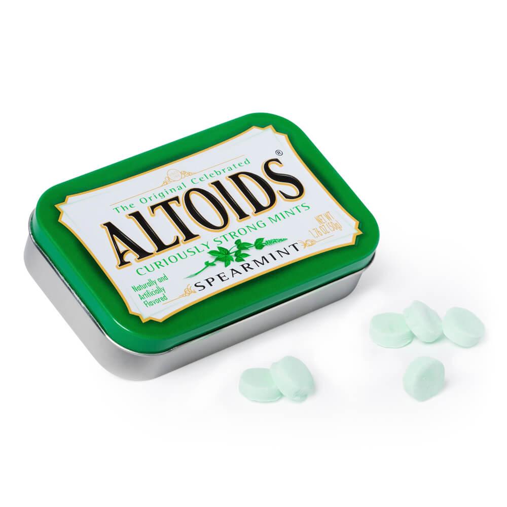 Altoids Mints Tins - Spearmint: 12-Piece Box - Candy Warehouse
