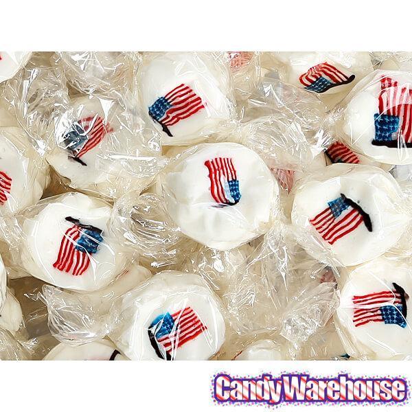 American Flag Peppermint Taffy: 3LB Bag - Candy Warehouse