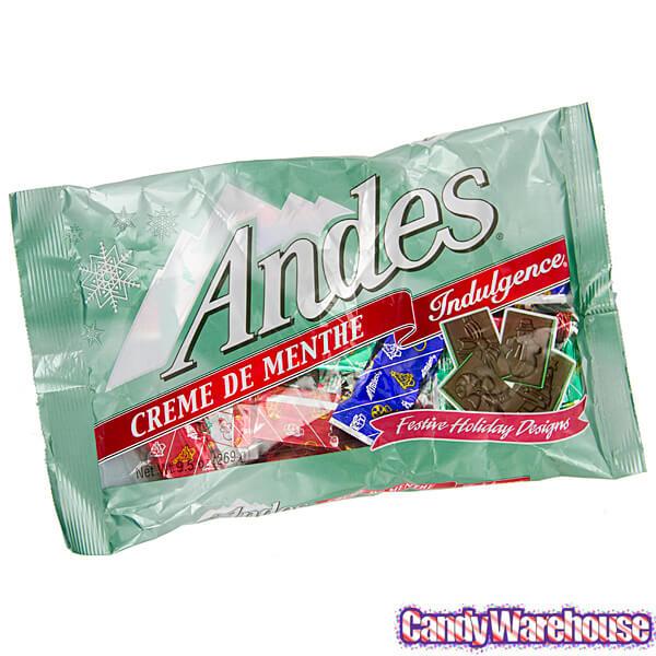 Andes Mints Christmas Creme de Menthe Chocolate Candy: 25-Piece Bag - Candy Warehouse