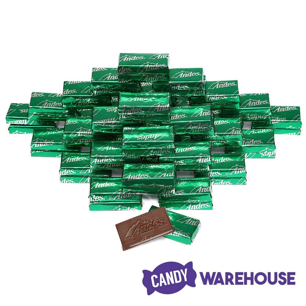 Andes Mints Creme De Menthe Chocolate Candy: 5LB Bag - Candy Warehouse