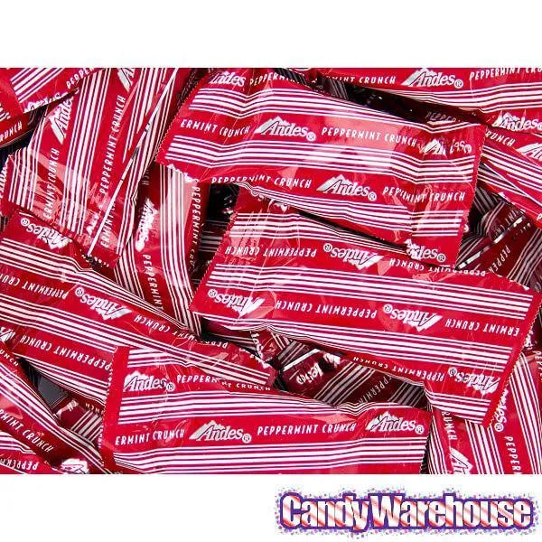 Andes Mints Peppermint Crunch Candy 25Piece Bag Candy Warehouse