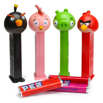 Angry Birds PEZ Candy Dispensers: 4-Piece Collector's Tin - Candy Warehouse