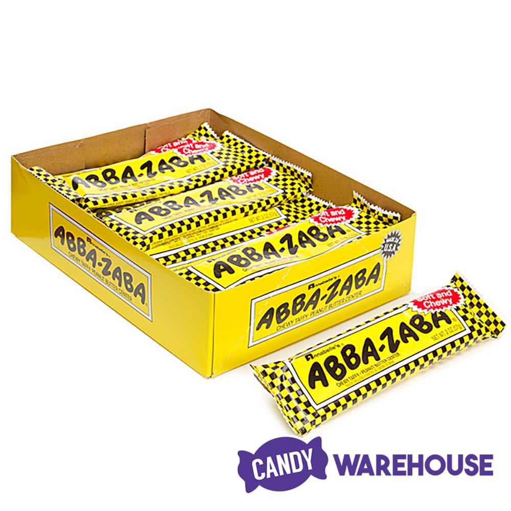Annabelle's Abba-Zaba Candy Bars: 24-Piece Box - Candy Warehouse