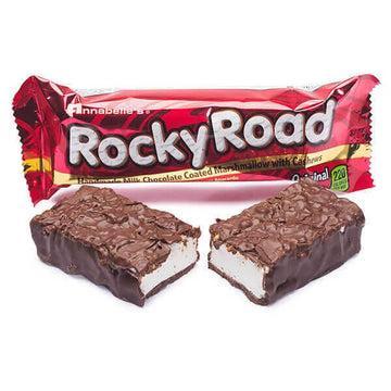 Annabelle's Rocky Road Candy Bars: 24-Piece Box - Candy Warehouse