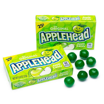 Applehead Candy Mini Packs: 24-Piece Box - Candy Warehouse