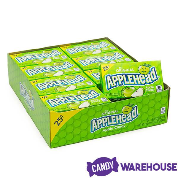 Applehead Candy Mini Packs: 24-Piece Box - Candy Warehouse