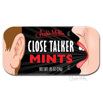 Archie McPhee Close Talker Mints Tin - Candy Warehouse