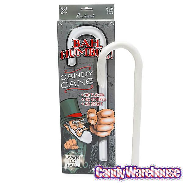 Archie McPhee Jumbo Bah, Humbug! Candy Cane - Candy Warehouse