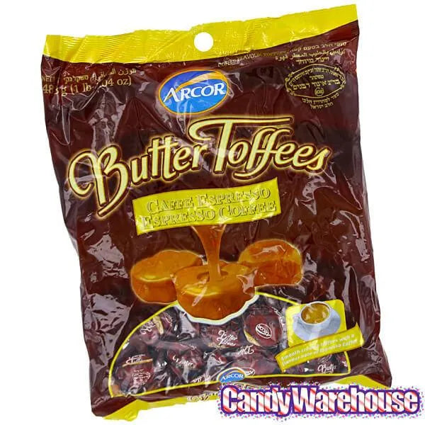 Acroot Toffee Arcor Coffee Butter Toffee Chewy Candy: 1LB Bag – Candy Warehouse