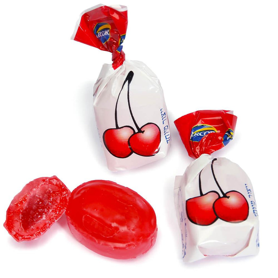 Arcor Cream Filled Cherry Hard Candy: 1LB Bag - Candy Warehouse