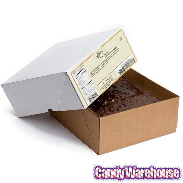 Asher's Dark Chocolate Almond Bark: 6LB Box - Candy Warehouse