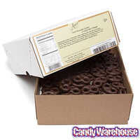 Asher's Dark Chocolate Covered Mini Pretzels: 4LB Box - Candy Warehouse