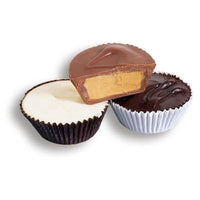 Asher's Giant Chocolate Peanut Butter Cups - Milk: 24-Piece Box - Candy Warehouse