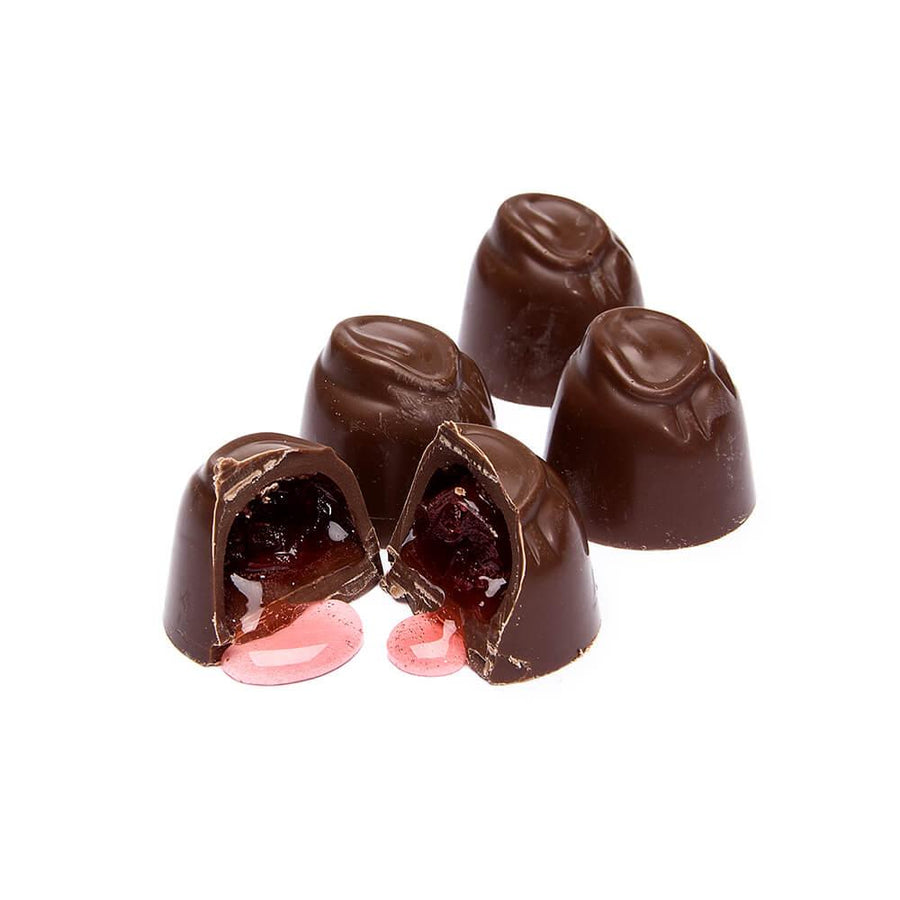 Asher's Milk Chocolate Cherry Cordials Candy: 6LB Box - Candy Warehouse
