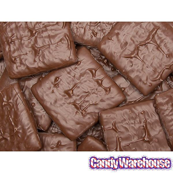 Asher's Milk Chocolate Covered Graham Crackers: 5LB Box - Candy Warehouse