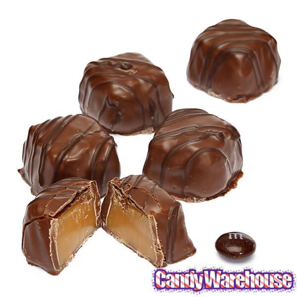 Asher's Milk Chocolate Covered Vanilla Caramels: 6LB Box - Candy Warehouse