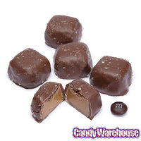 Asher's Milk Chocolate Sea Salt Caramels: 12-Piece Box - Candy Warehouse