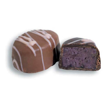 Asher's Raspberry Cream Chocolates - Dark: 6LB Box - Candy Warehouse
