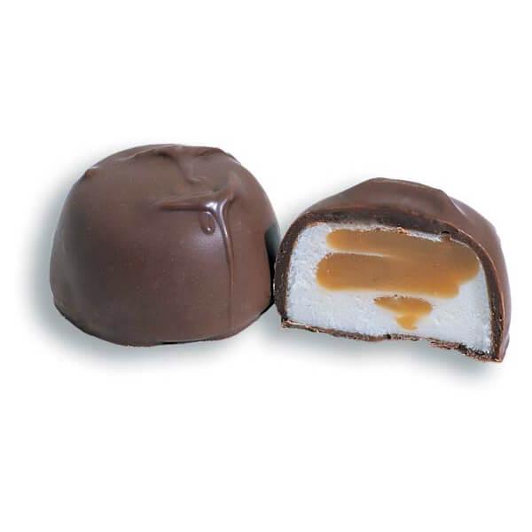 Asher's Sugar Free Caramel-Filled Marshmallow Chocolates: 6LB Box - Candy Warehouse