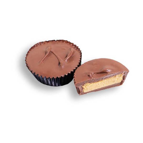 Asher's Sugar Free Milk Chocolate Peanut Butter Cups Candy: 48-Piece Box - Candy Warehouse