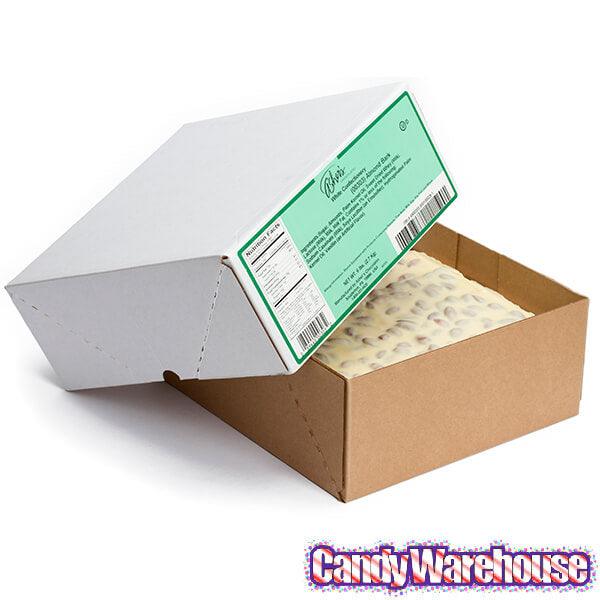 Asher's Sugar Free White Chocolate Almond Bark: 6LB Box - Candy Warehouse