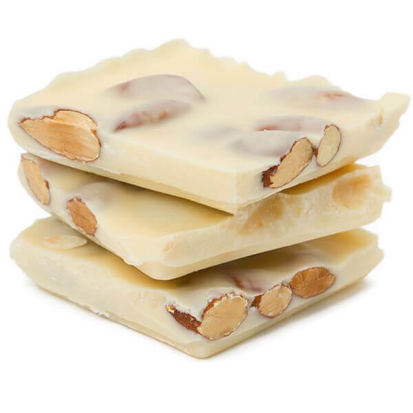 Asher's White Chocolate Almond Bark: 6LB Box - Candy Warehouse