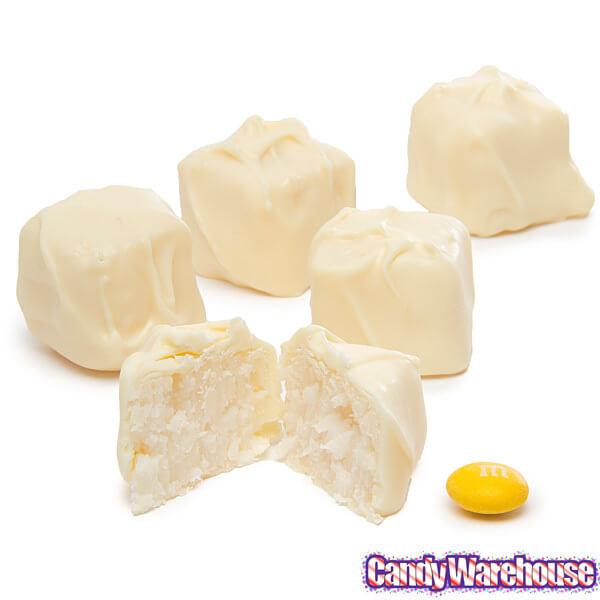 Asher's White Chocolate Coconut Bon Bons: 6LB Box - Candy Warehouse