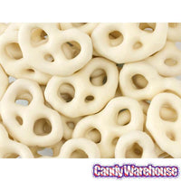 Asher's White Chocolate Covered Mini Pretzels: 4LB Box - Candy Warehouse