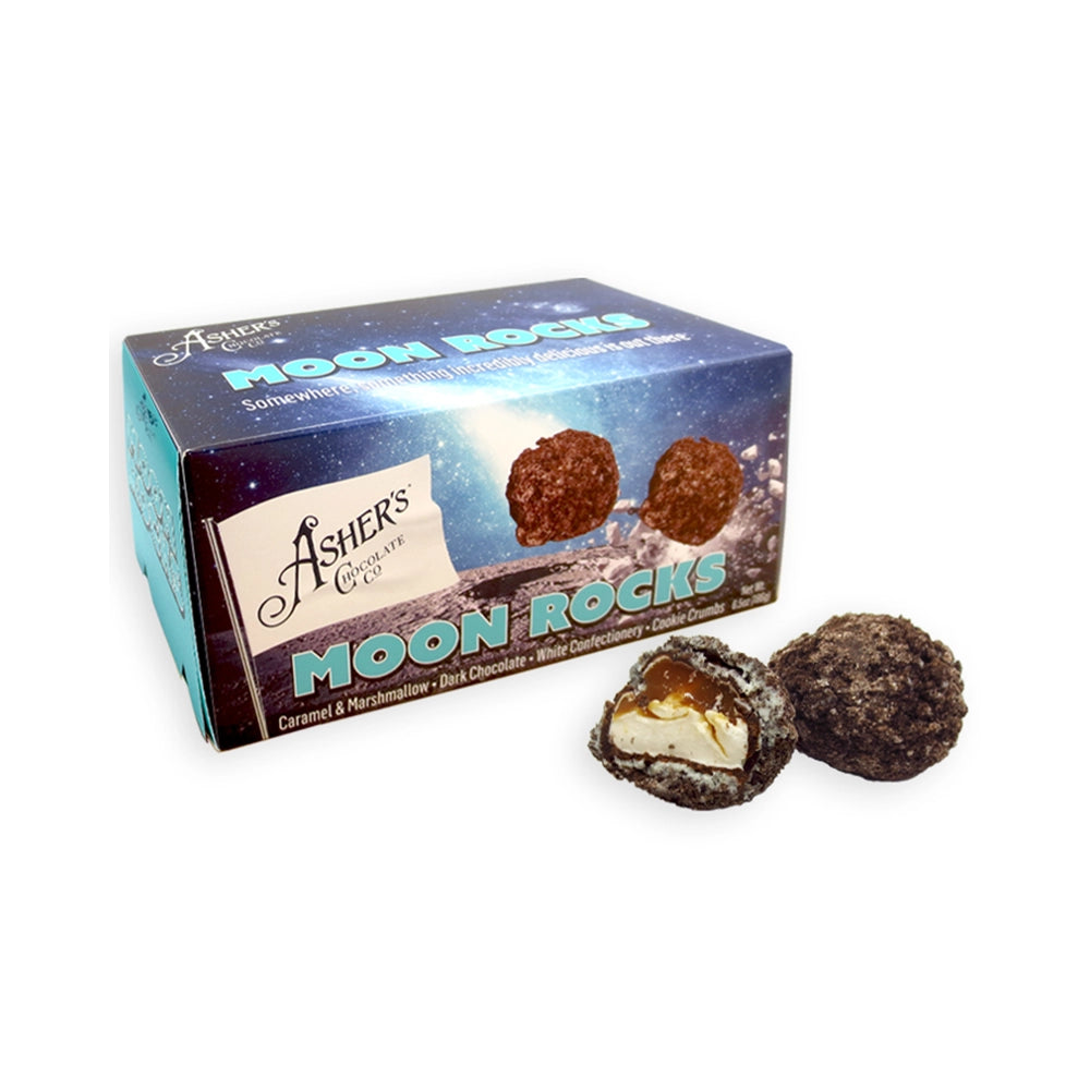 Asher’s Moon Rocks Chocolate Candy: 12-Piece Case