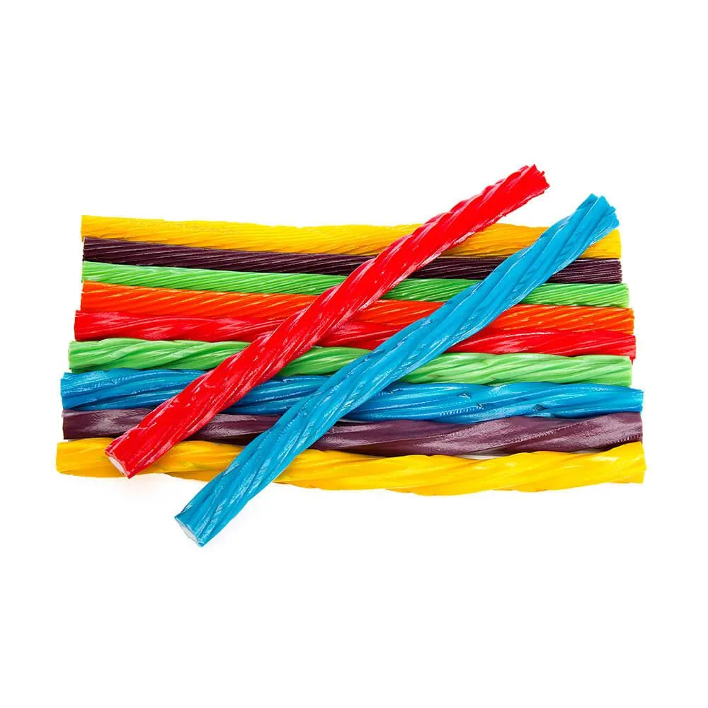 Assorted Colors Extra Long and Thick Licorice Sticks 60Piece Tub