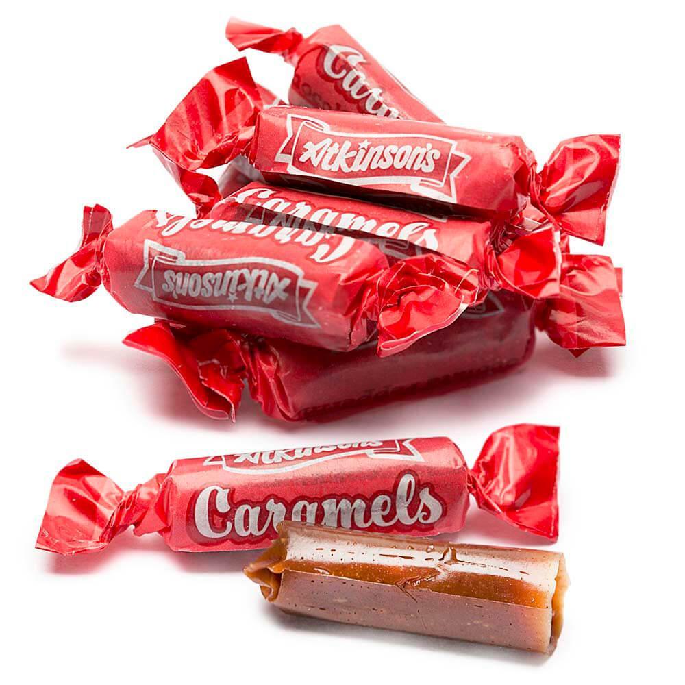 Atkinson Chocolate Peppermint Caramels: 10-Ounce Bag - Candy Warehouse