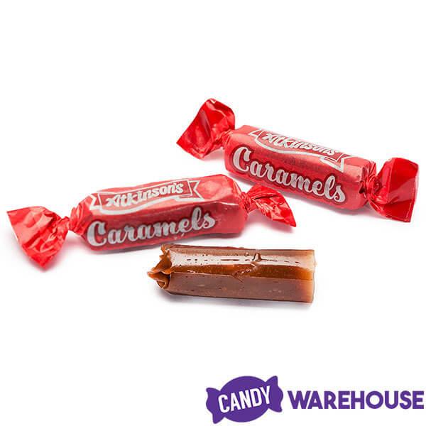 Atkinson Chocolate Peppermint Caramels: 10-Ounce Bag - Candy Warehouse