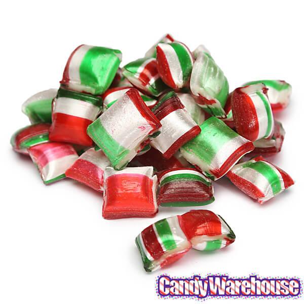 Atkinson Christmas Sweet Pillows Hard Candy: 3LB Bag - Candy Warehouse