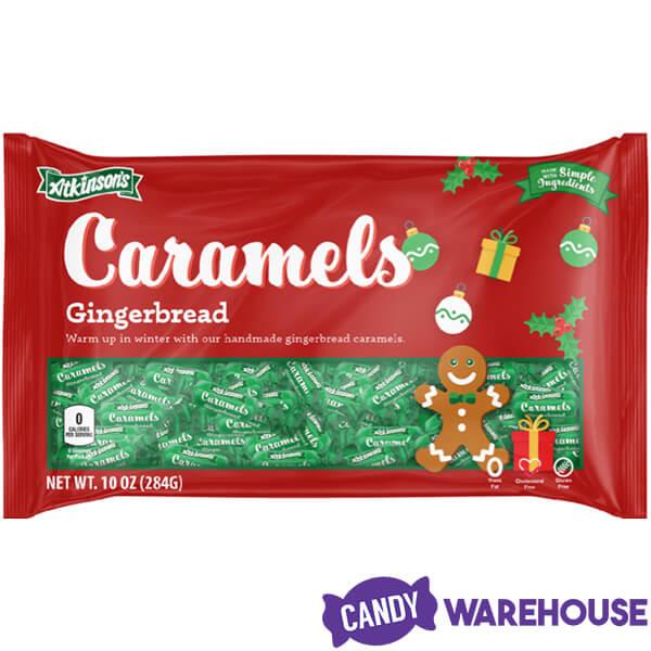Atkinson Gingerbread Caramels: 10-Ounce Bag - Candy Warehouse