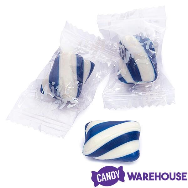 Atkinson Hard Candy Twists - Blue and White : 5LB Bag - Candy Warehouse