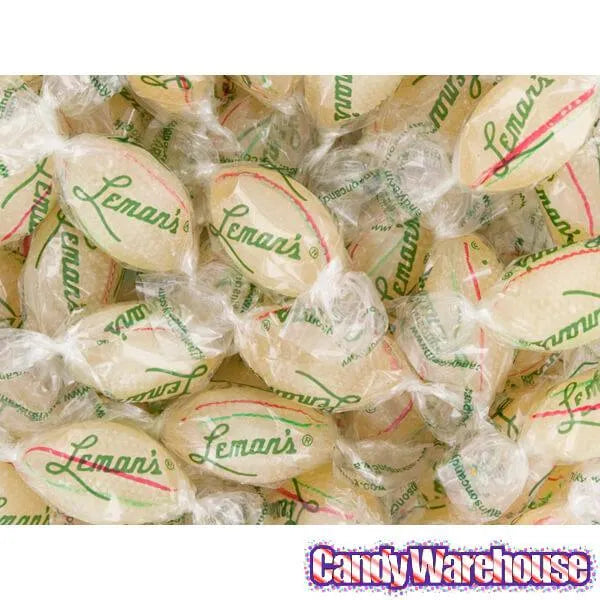 Atkinson Leman's Mint Footballs Hard Candy: 5LB Bag – Candy Warehouse