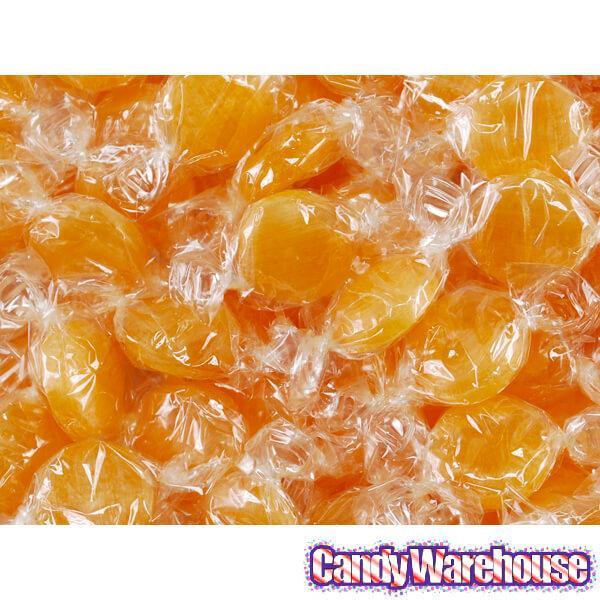 Atkinson Peach Hard Candy Buttons: 5LB Bag - Candy Warehouse