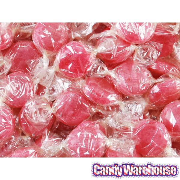 Atkinson Strawberry Hard Candy Buttons: 5LB Bag - Candy Warehouse
